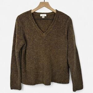 Vintage christopher banks speckled v-neck sweater